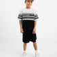 Gulliver Black and White Short Sleeve T-shirt for Boy Mini-Lighthouse