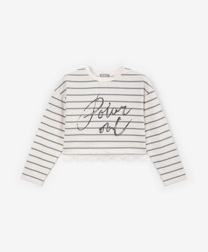 Gulliver Long sleeve t-shirt Milky color for Girls Mini - Polar Owl