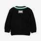 Gulliver Black Oversized Cardigan with Contrast Trim for Boys