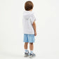 Gulliver White Knit Hooded Vest for Boy Mini-Pixels