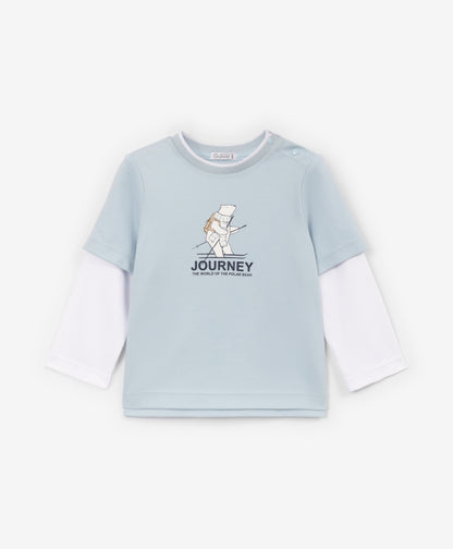 Gulliver Long sleeve t-shirt Light blue for Boys Baby-North Pole