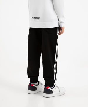 Gulliver Jogger Pants for with Side Stripes Black for Boy Mini-Lighthouse