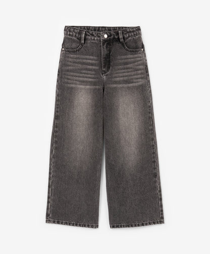 Gulliver Jeans Gray for Girls Junior-Monet