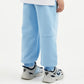 Gulliver Light Blue Knit Jogger Pants for Boy Mini-Pixels