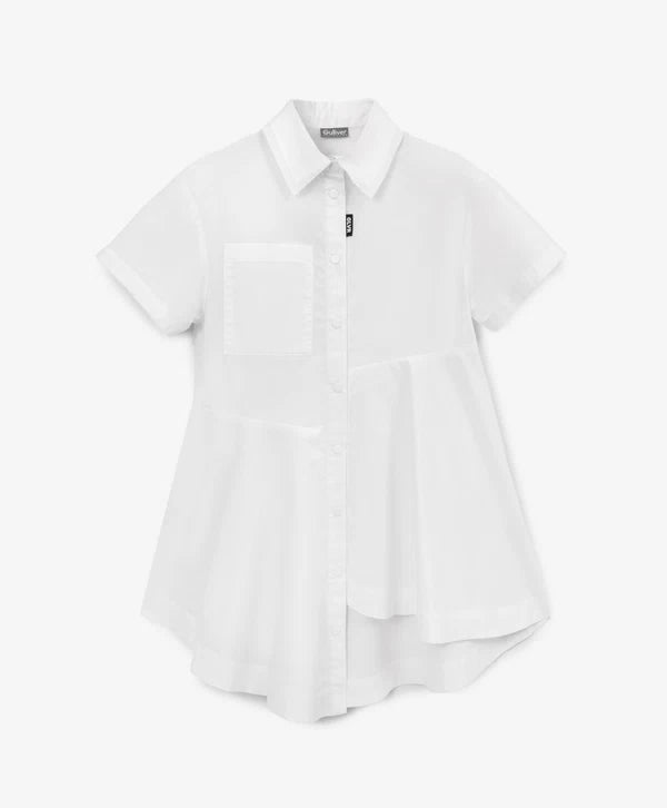 Gulliver White A-Line Dress for Girl Mini-Ecuador