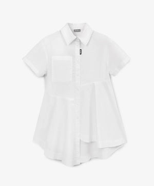 Gulliver White A-Line Dress for Girl Mini-Ecuador