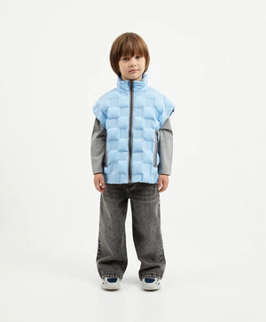 Gulliver Blue Quilted Insulated Vest for Boy Mini-Pixels