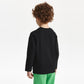 Gulliver Long sleeve t-shirt Black for Boy Mini - Drafting