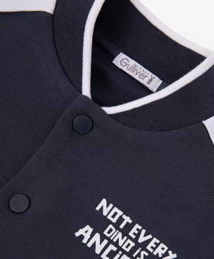 Gulliver Zip-Up Blue Sweatshirt for Baby Boys