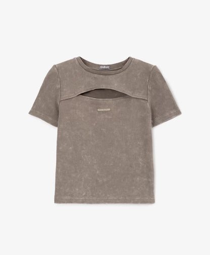 Gulliver Brown Short Sleeve T-shirt for Girl