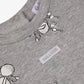Gulliver Gray Long sleeve with Print and Peplum Back for Baby Girls