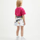 Gulliver Cropped Short-Sleeve T-Shirt with Front Knot for Girl Mini-Smoothie