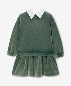 Gulliver Dress Sea wave color for Girls Mini - Polar Owl