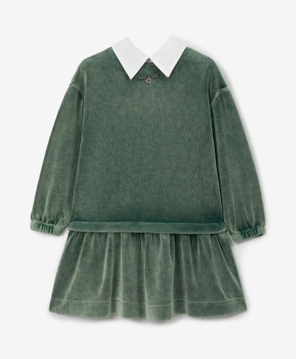 Gulliver Dress Sea wave color for Girls Mini - Polar Owl