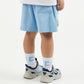 Gulliver Light Blue Pique Shorts with Elastic Waist for Boy Mini-Pixels