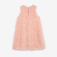 Gulliver Girls Sleeveless Pink Dress with Textured Feather Fabric-Rose Quartz