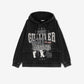 Gulliver Gray Jersey Hooded sweatshirt oversize Look for Boys