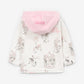 Gulliver Hoodie Milky color for Girls Baby-Carousel