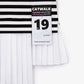 Gulliver White Dress with Knit and Textile Combination for Girls