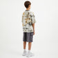 Gulliver Relaxed Fit Short Sleeve T-Shirt with Original Graphic for Boy Junior-Decoupage