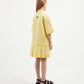 Gulliver Yellow A-Line Cotton Dress for Girl Junior-Arboretum