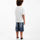 Gulliver White Short Sleeve T Shirt with Original Print for Boy Junior-Transit
