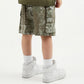 Gulliver Khaki Textile Shorts with Elastic Waist for Boys Mini-Expedition