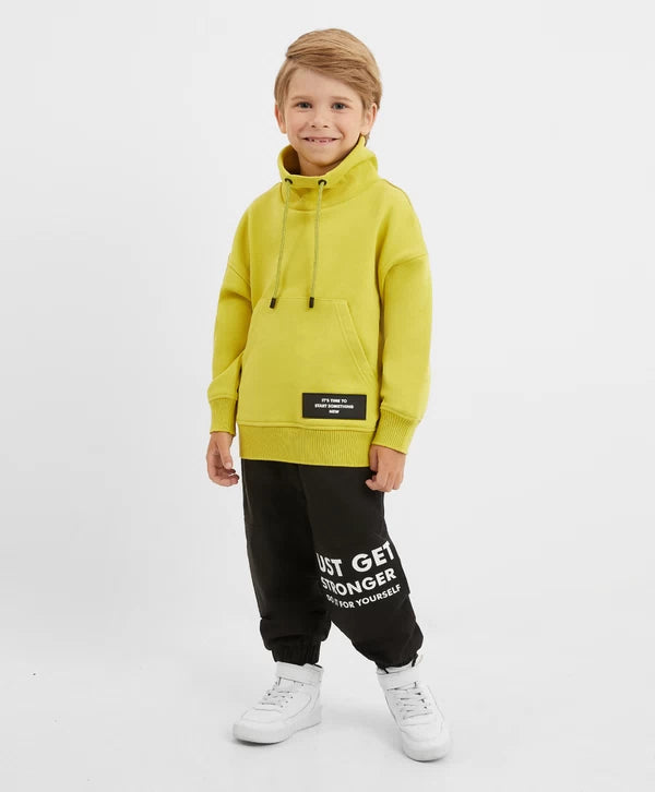 Gulliver Black Insulated Mid-Season Pants for Boys