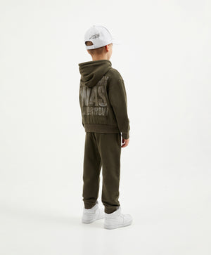 Gulliver Khaki Zip-Up Hoodies for Boy Mini-Expedition