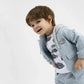 Gulliver Light Blue Hooded Sweatshirt With Zipper for Boys - Baby