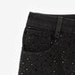 Gulliver Girls Black Straight Jeans with Rhinestones Junior - Rose Quartz