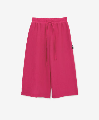 Gulliver Pink Palazzo Pants with Elastic Waist for Girls Mini-Smoothie