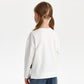 Gulliver Long sleeve t-shirt Milky color for Girls Mini - Irbis