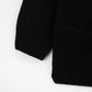 Gulliver Black Oversized Cardigan with Contrast Trim for Boys