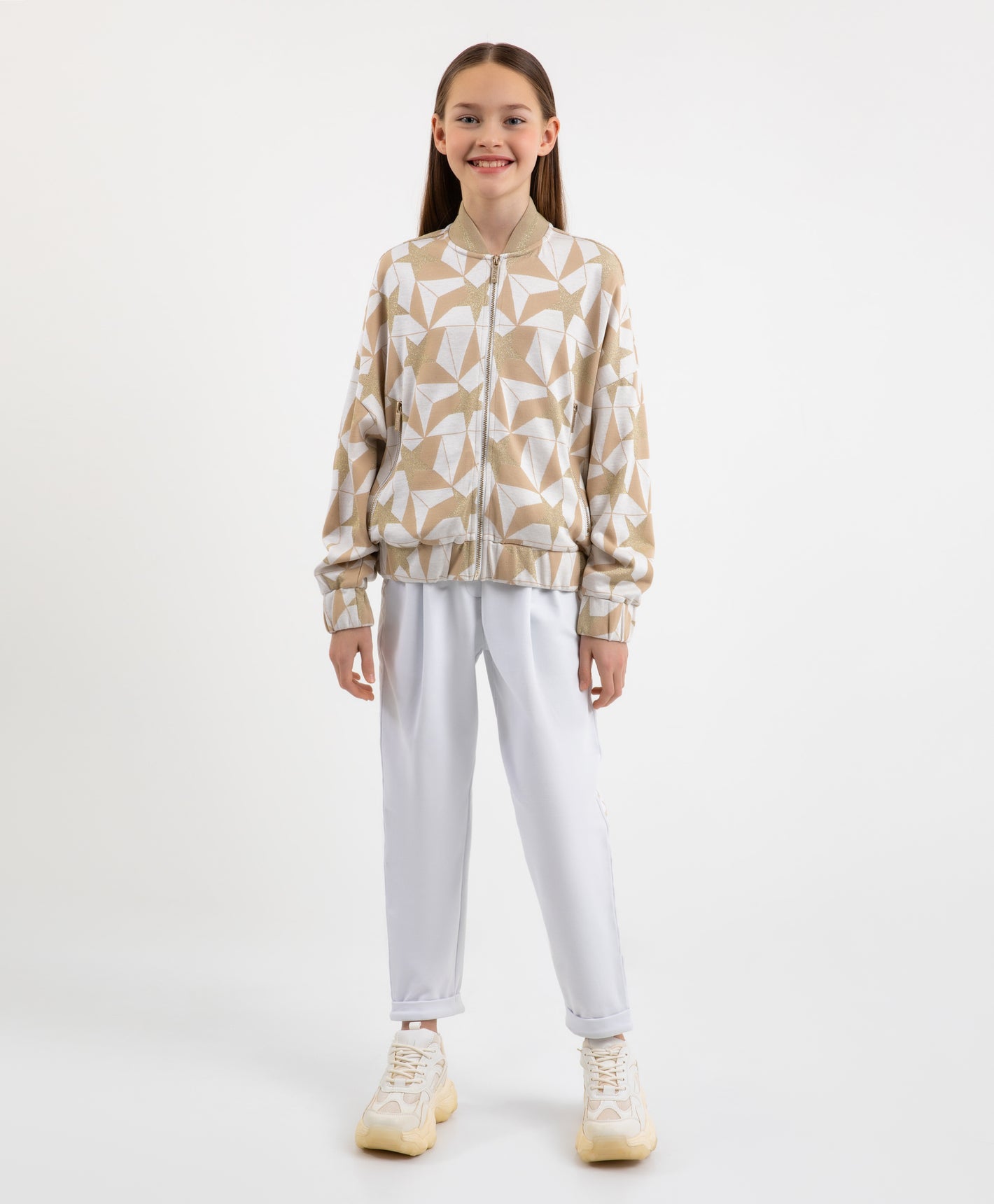 Gulliver White Trousers for Girls