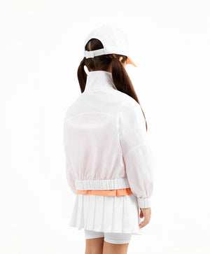 Gulliver  Poplin Windbreaker with Stand-Up Collar for Girl Mini-Court