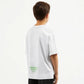 Gulliver White Short Sleeve T-shirts for Boy Junior-Matrix