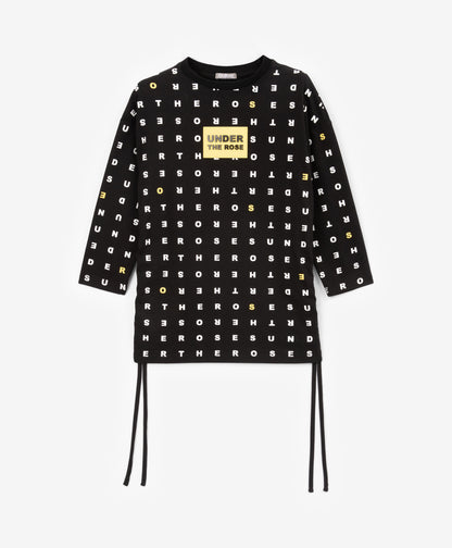 Gulliver Long sleeve t-shirt Black for Girls Mini - Baccara