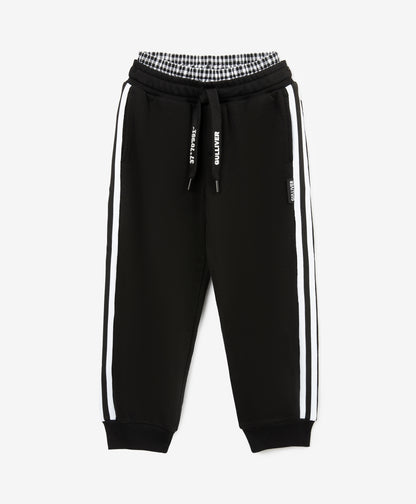 Gulliver Jogger Pants for with Side Stripes Black for Boy Mini-Lighthouse