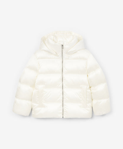 جاكيت غوليفر نصف موسمي باللون الحليبي للبنات جونيور - مونيت