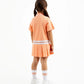 Gulliver Coral Polo Short-Sleeve Knit Dress for Girl Mini-Court