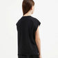 Gulliver Black Knit Tank Top with Destroy Effect for Girl Junior-Ballet