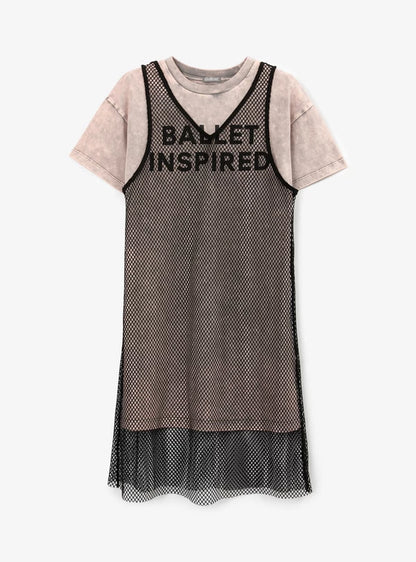 Gulliver Multicolor Short Sleeve Double-Layer Dress for Girl Junior-Ballet
