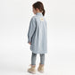 Gulliver Dress Gray for Girls Mini - Polar Owl