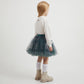 Gulliver Skirt Milky color, sea wave color for Girls Mini - Polar Owl