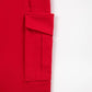 Gulliver Red Straight Cargo Pants for Girls