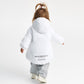 Gulliver Demi-season coat White for Girls Baby-Snow Leopard