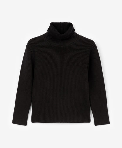 Gulliver Turtleneck Black for Boys Mini - Tartan