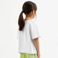 Gulliver White Raglan Short-Sleeve T-Shirt for Girl Mini-Ecuador