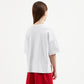 Gulliver White Short Sleeve T-shirt for Girl Party-Art Object